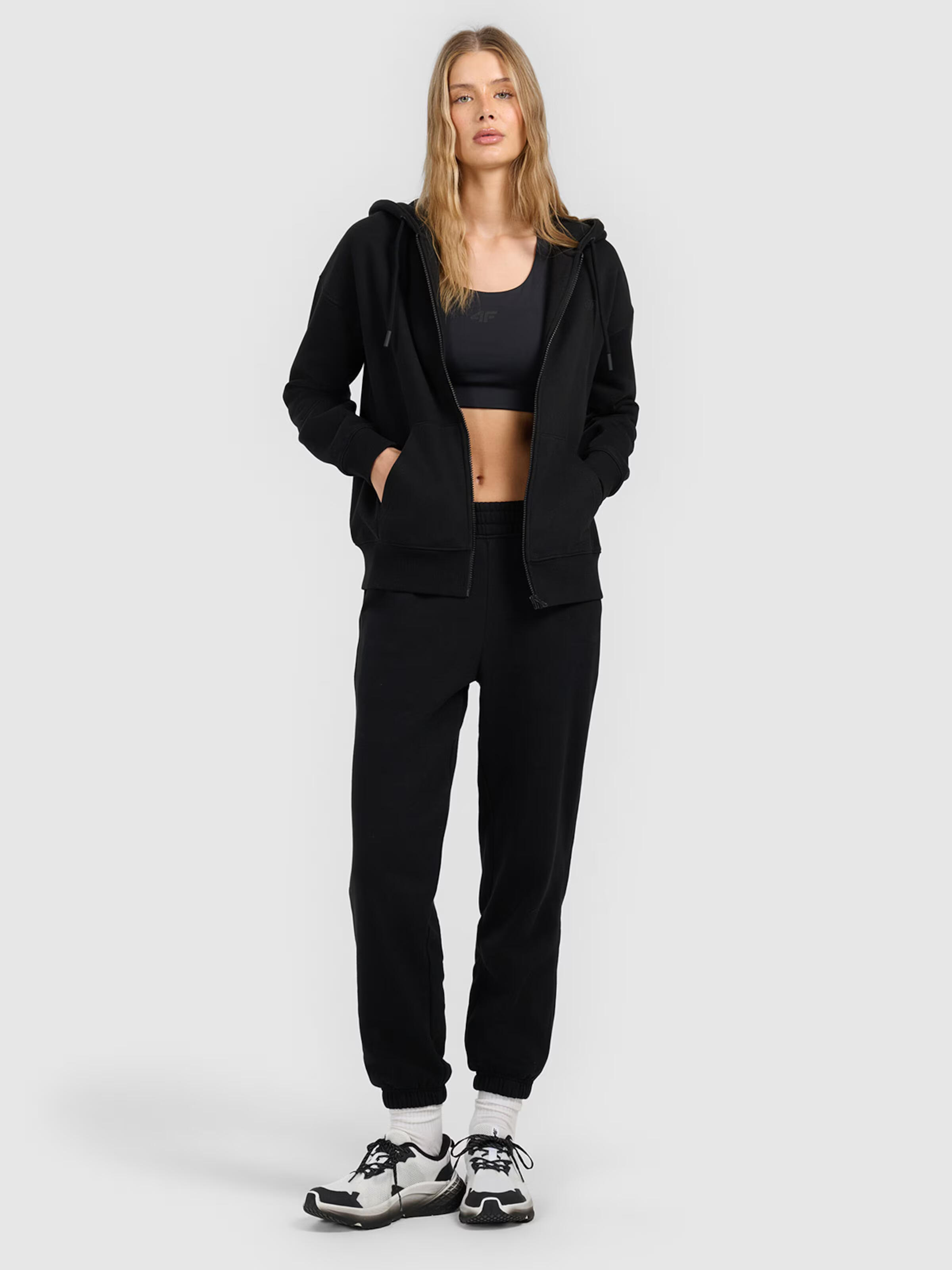 Bluza dresowa rozpinana z kapturem damska 4F 4FRMM00TSWSF2772 5/7