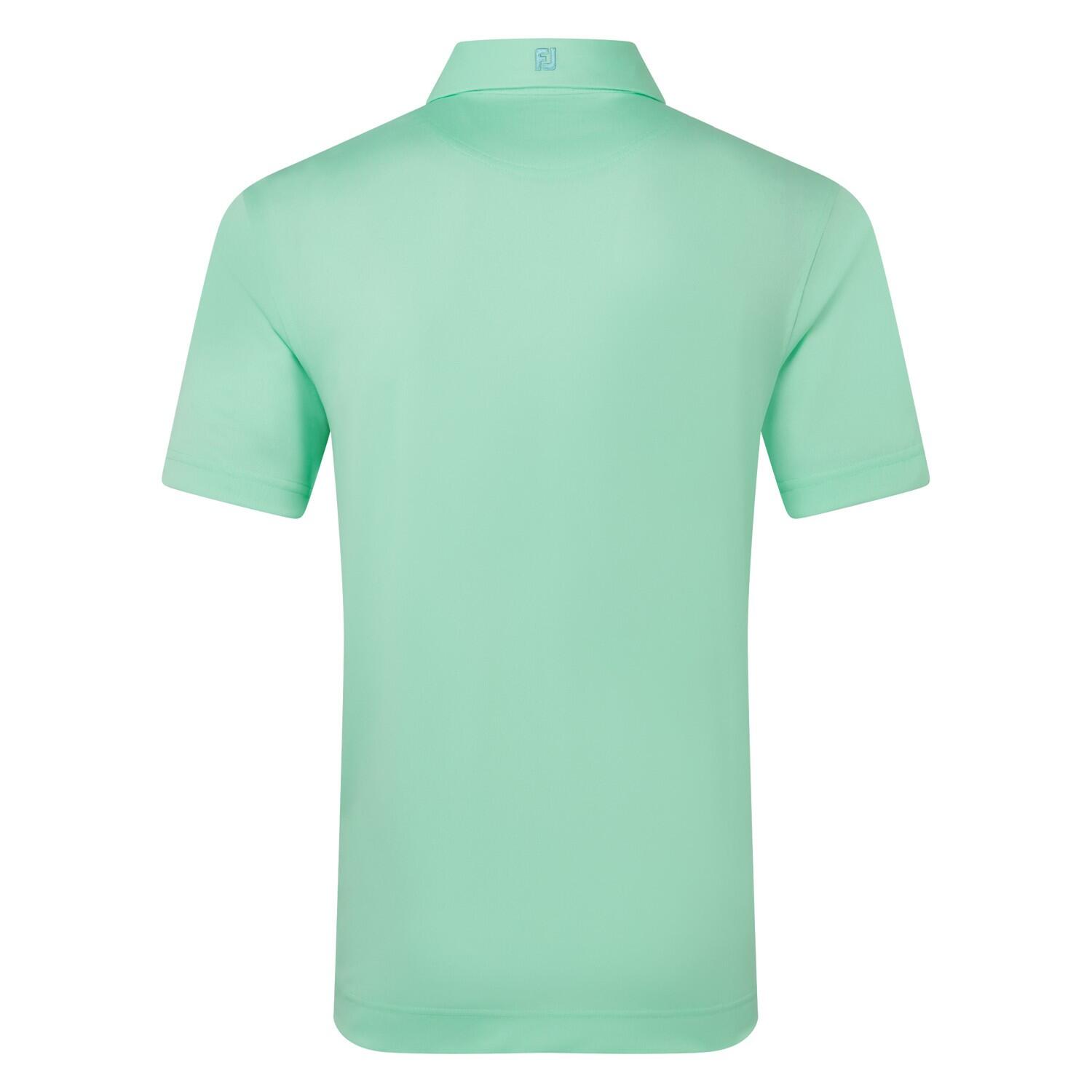 Polo Golf Footjoy Stretch Pique Solid Hombre Verde 5/5