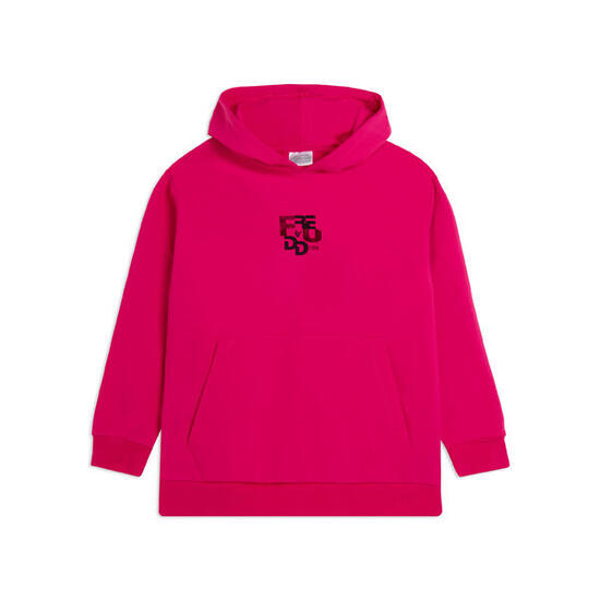 Felpa Junior oversize con cappuccio e grafica FREDDY