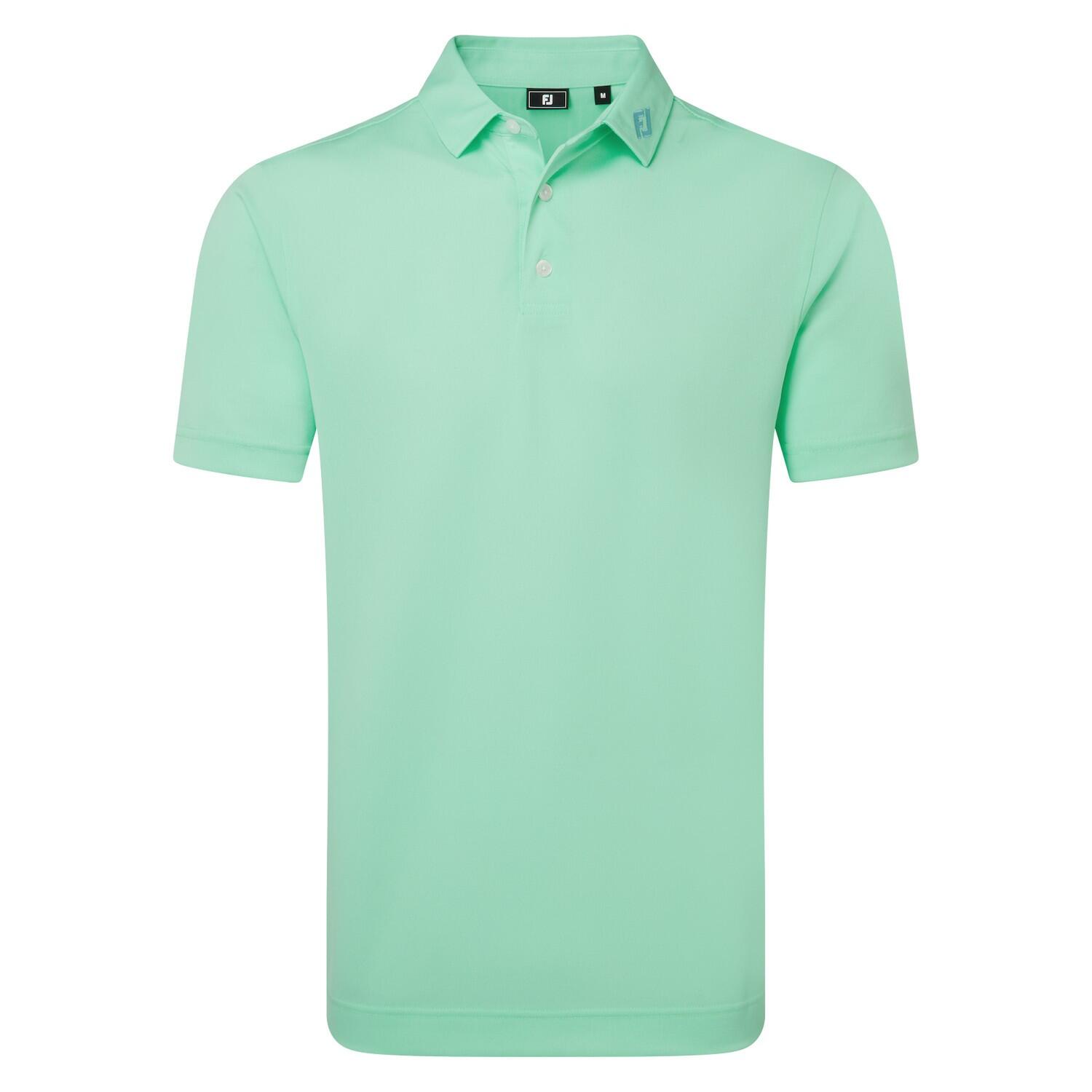 Polo Golf Footjoy Stretch Pique Solid Hombre Verde 4/5