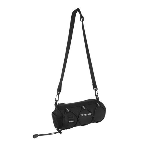 Bolsa de Guiador para Bicicleta 1,5 Litros Repelente de Água Preto 3/7