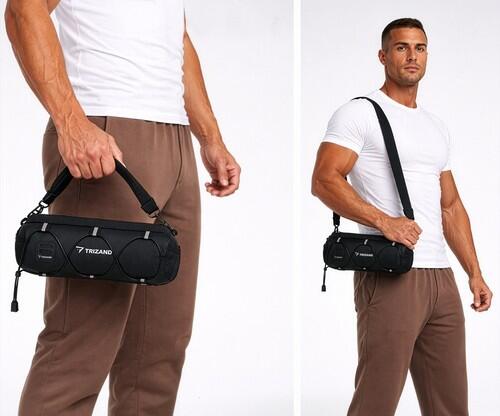 Bolsa de Guiador para Bicicleta 1,5 Litros Repelente de Água Preto 4/7