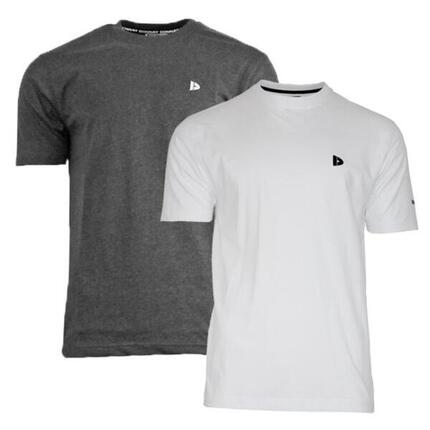 Lot de 2 t-shirts homme Vince, col rond, 100 % coton