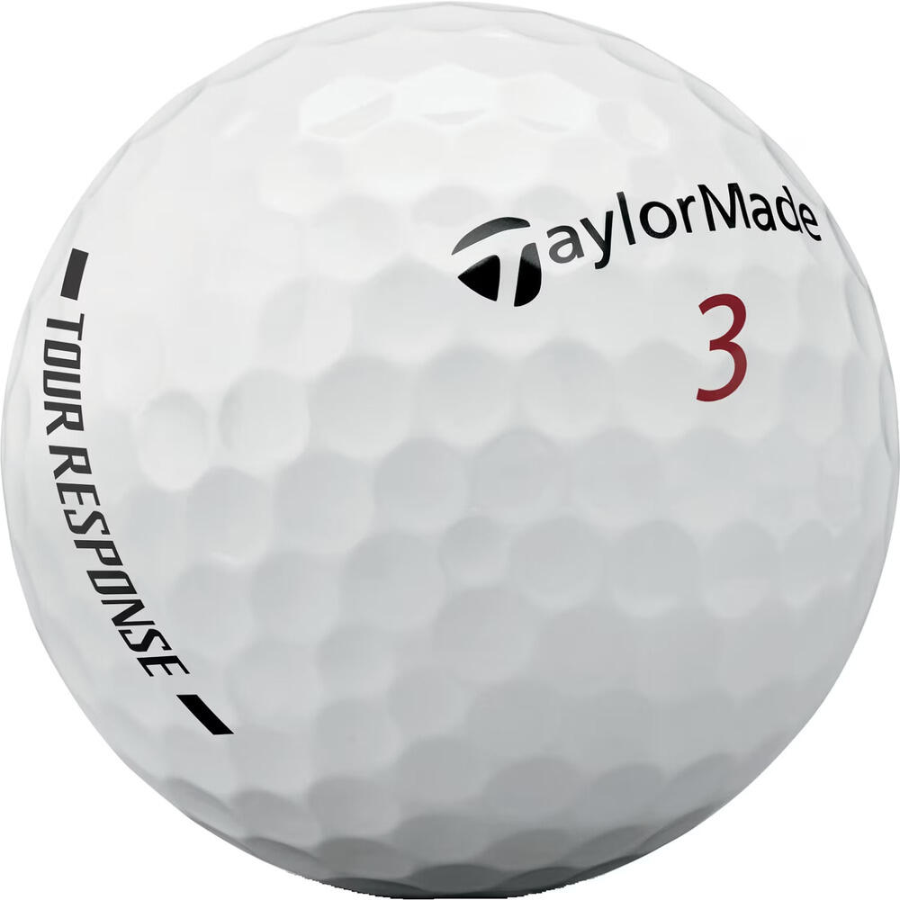 Boite de 12 Balles de Golf TaylorMade Tour Response Blanches 3/4