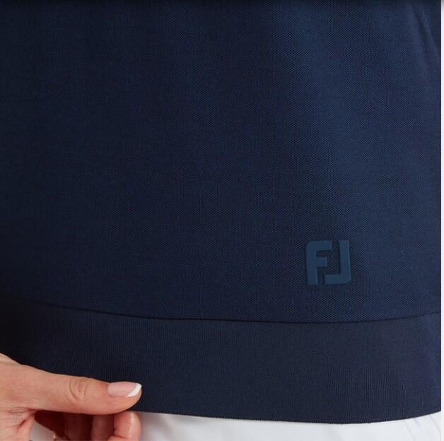 Polo da golf da donna Footjoy Knit, blu navy 5/5
