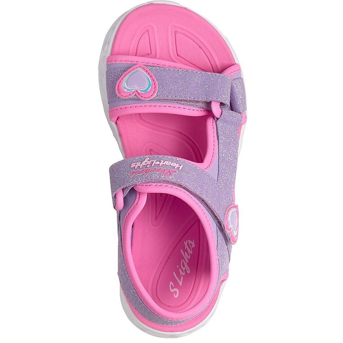 Sandalen Skechers Heart Lights Sandals-sugar, Lila, Kinder 2/5