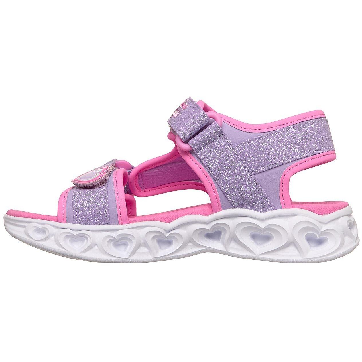 Sandalen Skechers Heart Lights Sandals-sugar, Lila, Kinder 5/5