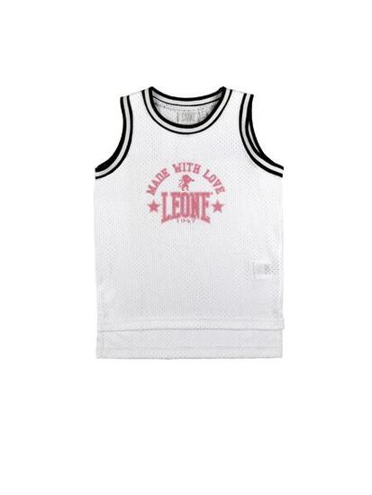 Canotta da bambina in cotone Leone Shiny