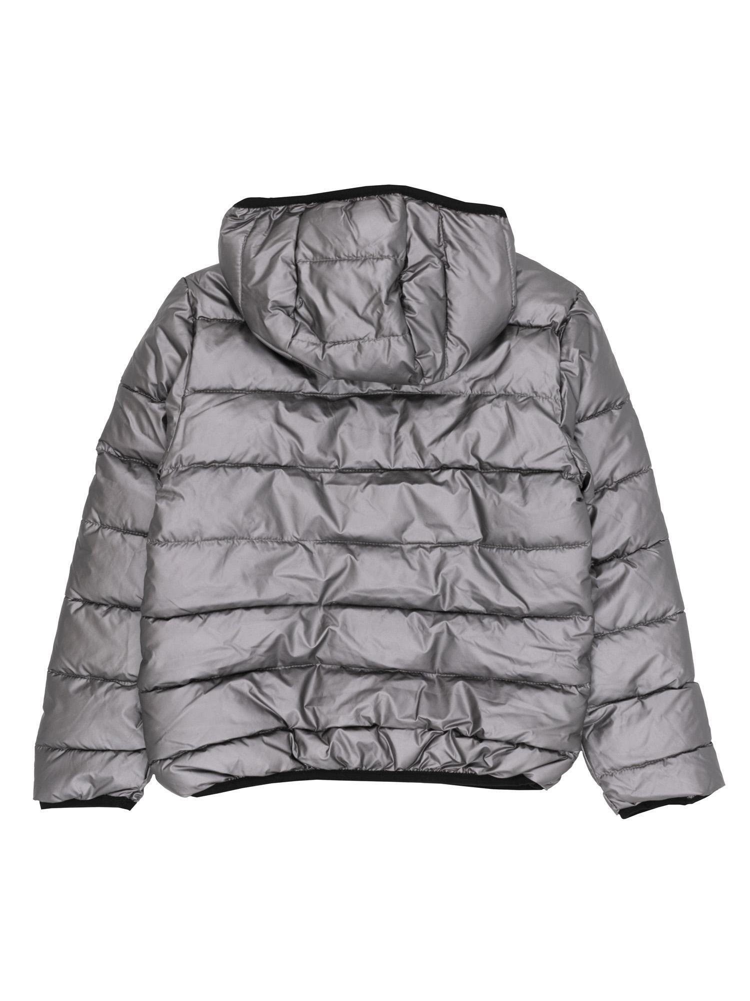 Leone donsjack met capuchon voor meisjes Zwart 2/2