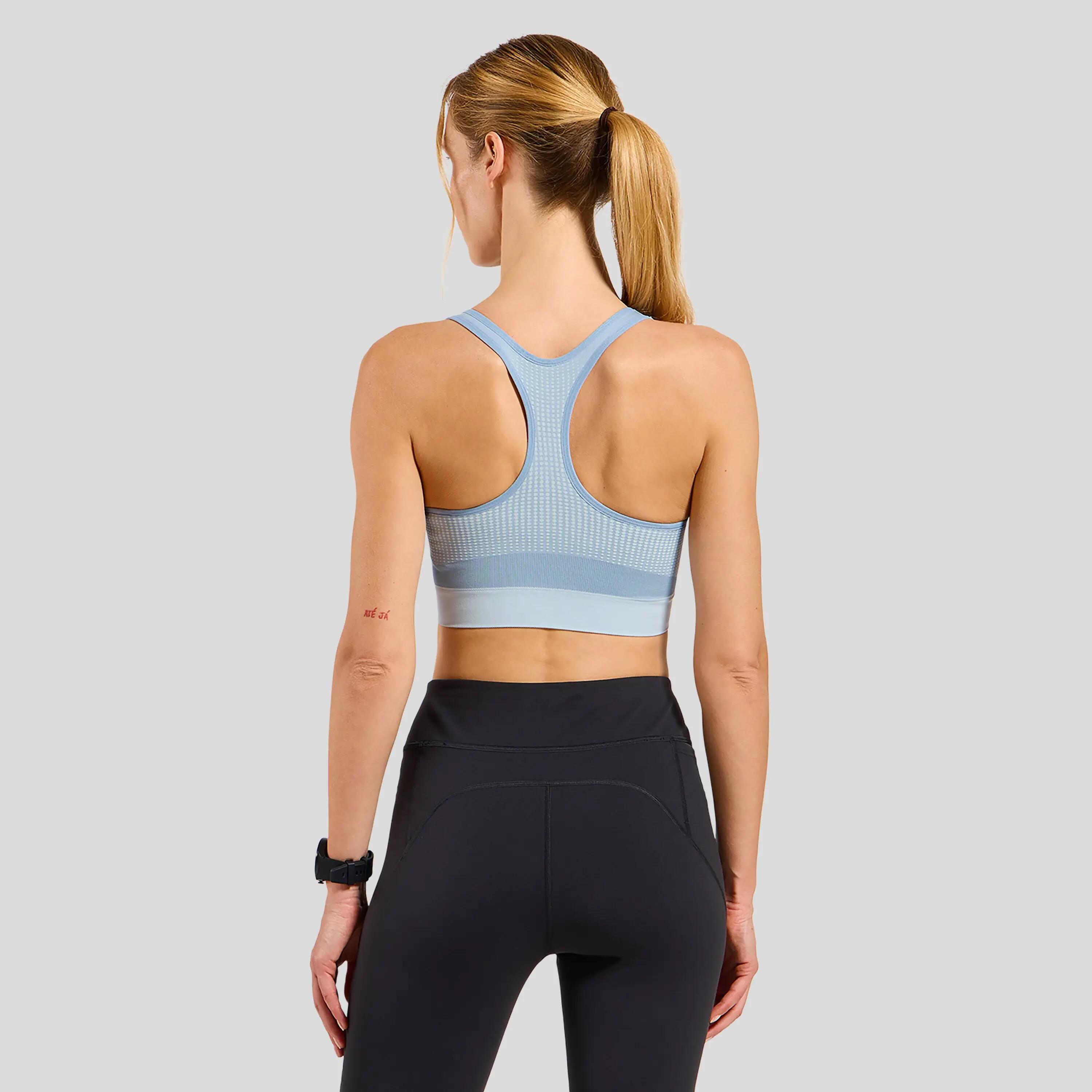Reggiseno sportivo Seamless con zip a sostegno elevato ODLO 2/5