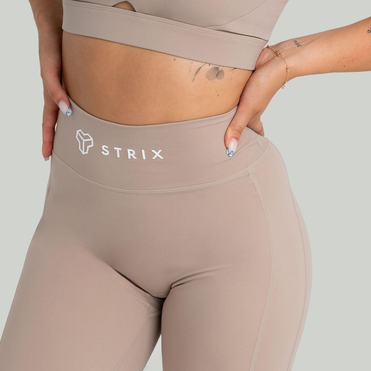 Donna fitness leggings estensibili taupe 2/5