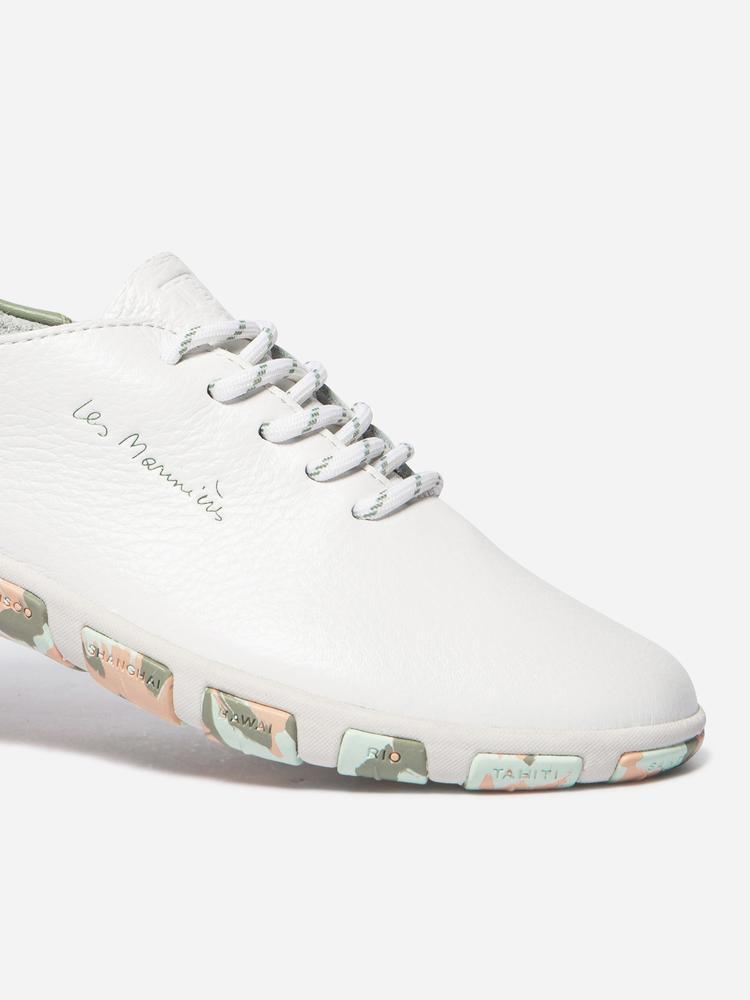 Baskets femme JAZARU Blanc Argile Camo 3/5