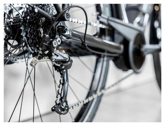 Bicicleta elétrica urbana Trek Verve+ 2 Shimano Acera/Altus 9 V 500 Wh Preta - B 7/7