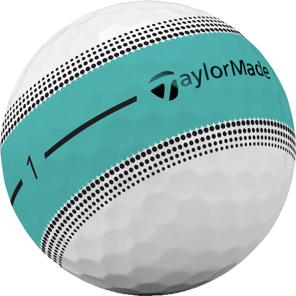 Boite de 12 Balles de Golf TaylorMade Tour Response Stripe 3/4