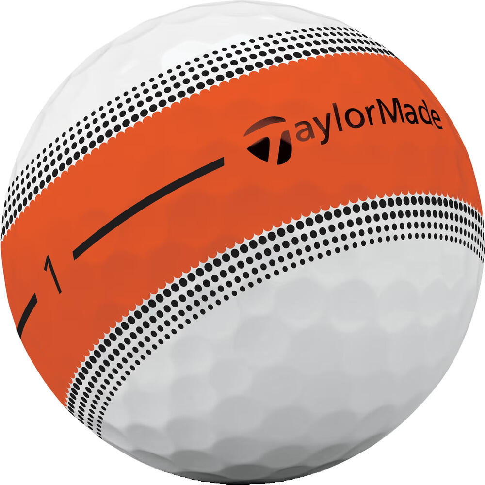 Boite de 12 Balles de Golf TaylorMade Tour Response Stripe 4/4