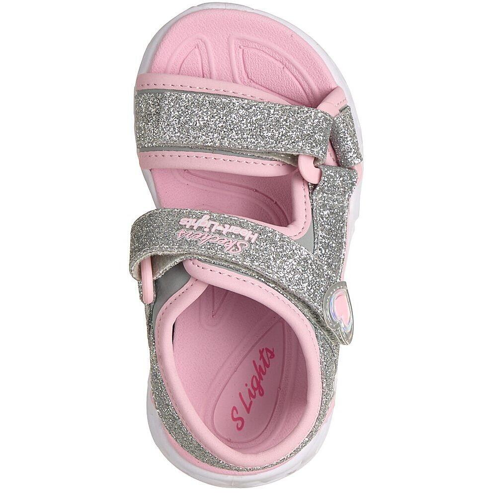 Sandalias Skechers S Lights-heart Lights Sandal, Gris, Niños 2/5