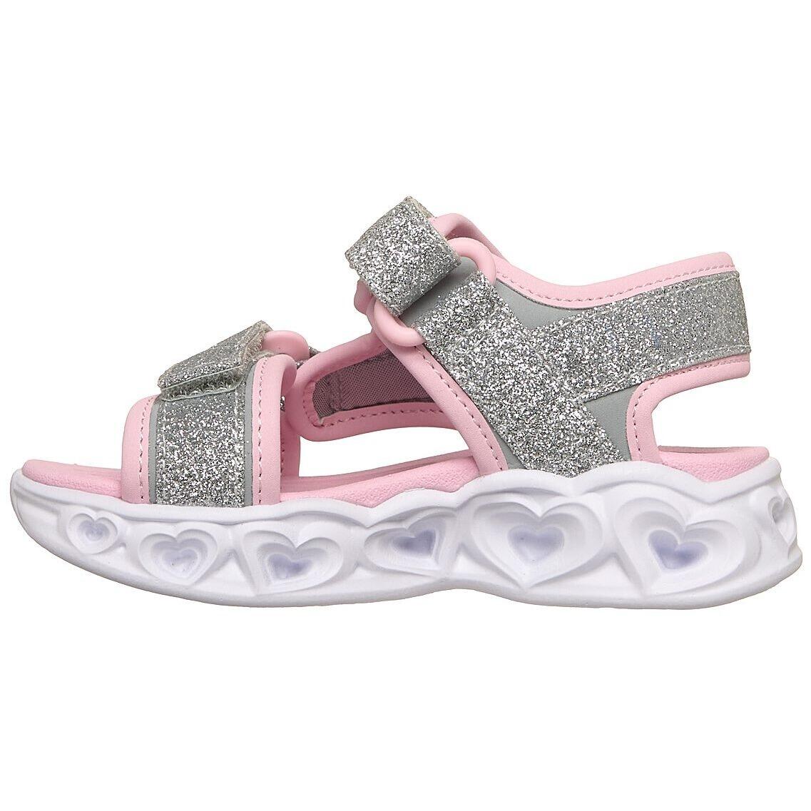 Sandalias Skechers S Lights-heart Lights Sandal, Gris, Niños 5/5