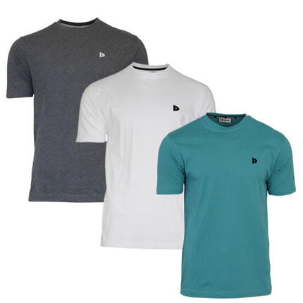 Lot de 3 t-shirts homme Vince, col rond, 100 % coton
