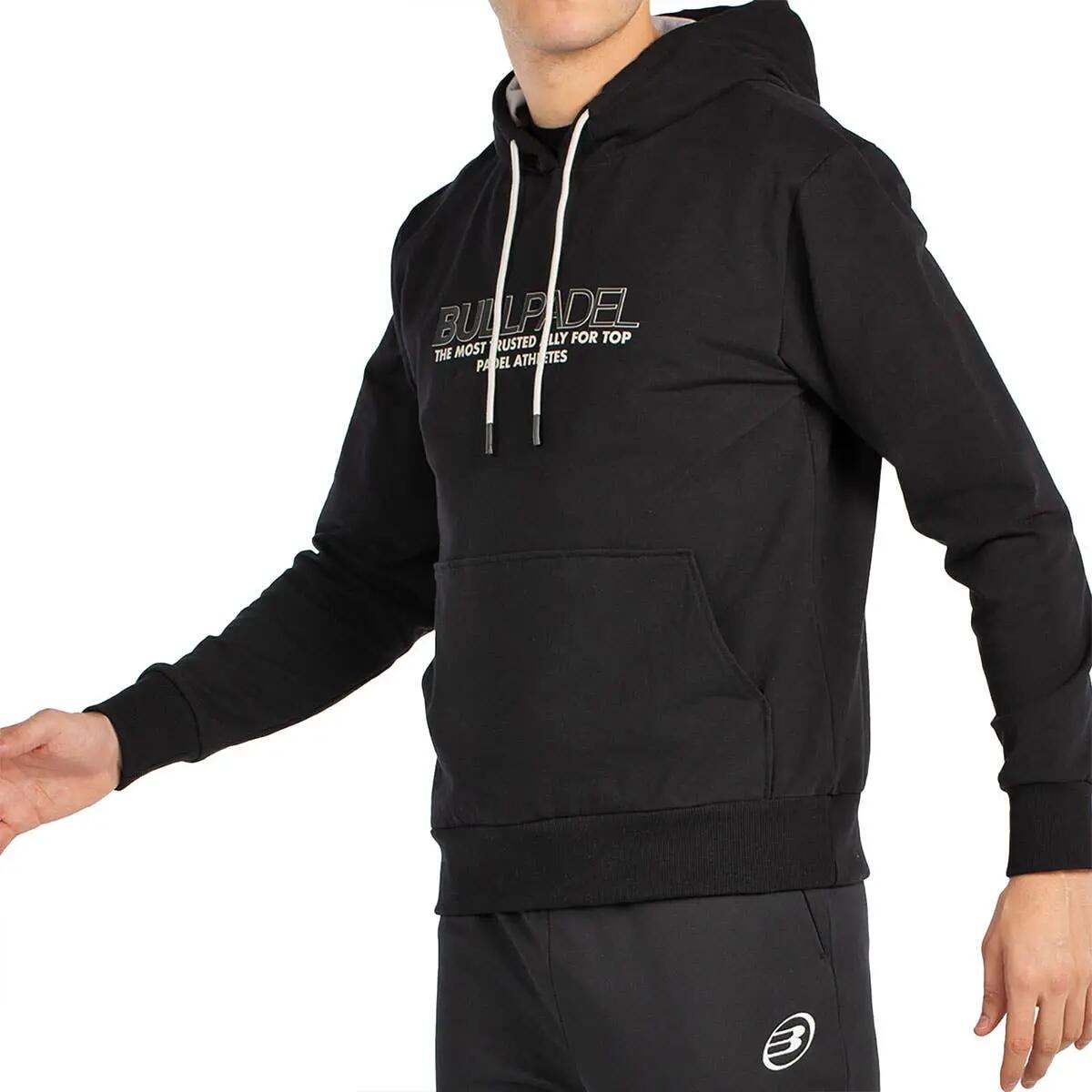 Moletom Preto Bullpadel Boyen 3/4