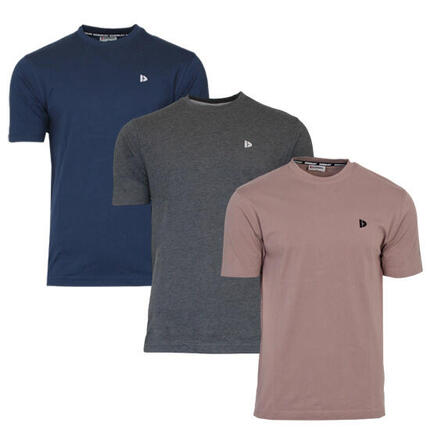 Lot de 3 t-shirts homme Vince, col rond, 100 % coton