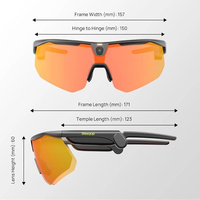 Unisex Ciclismo Gafas Inteligentes Cámara Deportiva Audio Open Ear Ranger 5/7