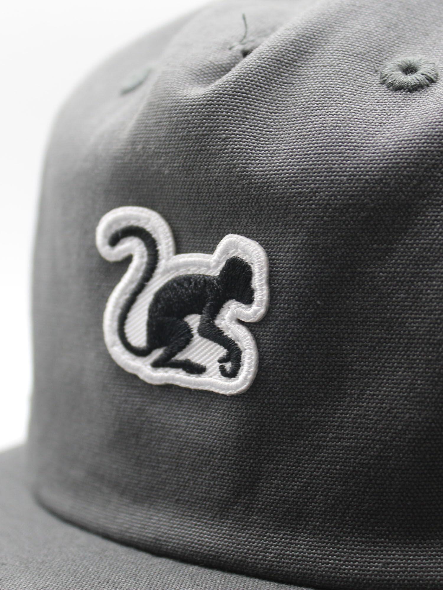 Casquette 5P unisexe - Coton bio - Taille unique (Gris) 2/5