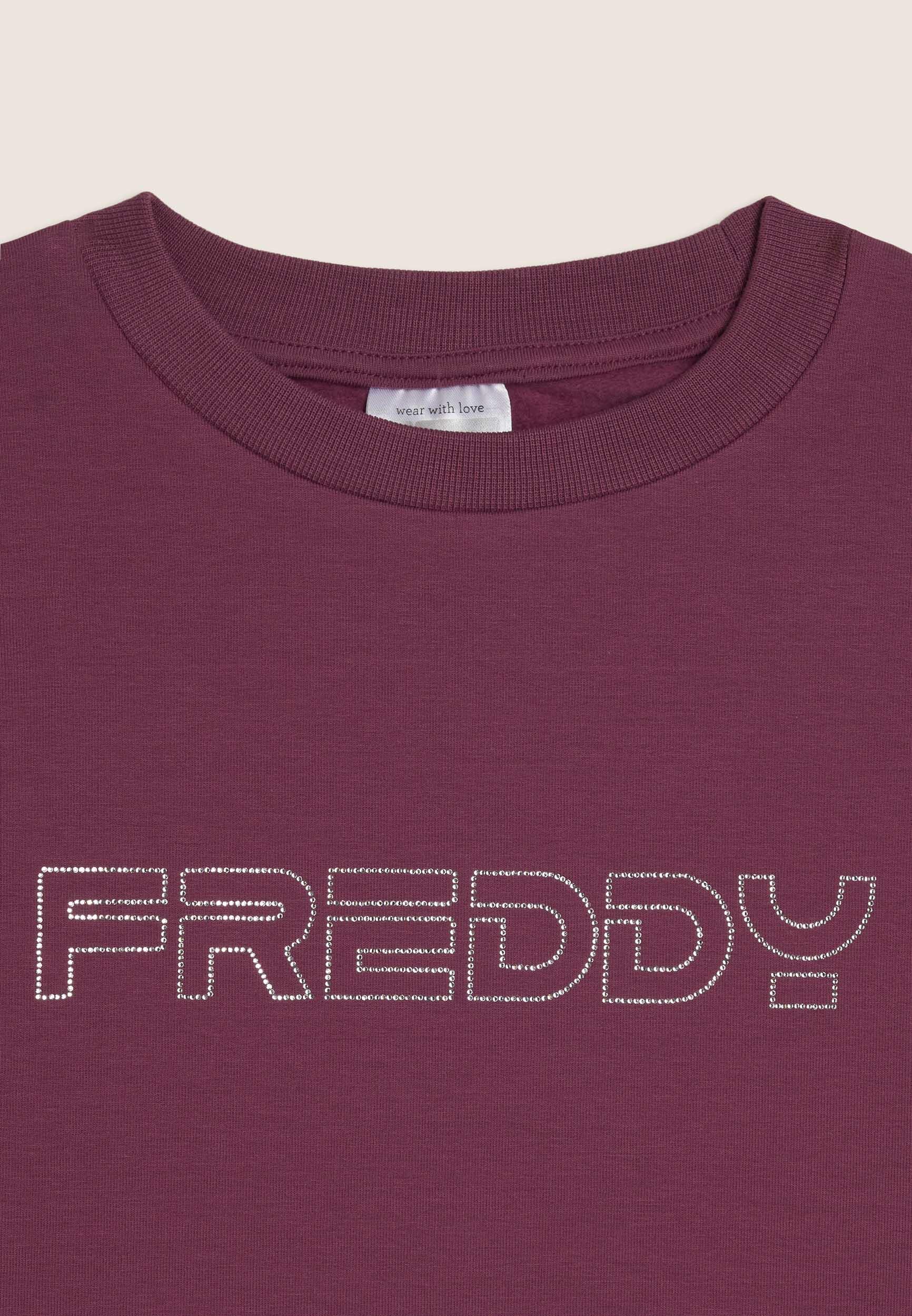 Sweat-shirt Junior à col rond avec logo FREDDY en paillettes 3/3