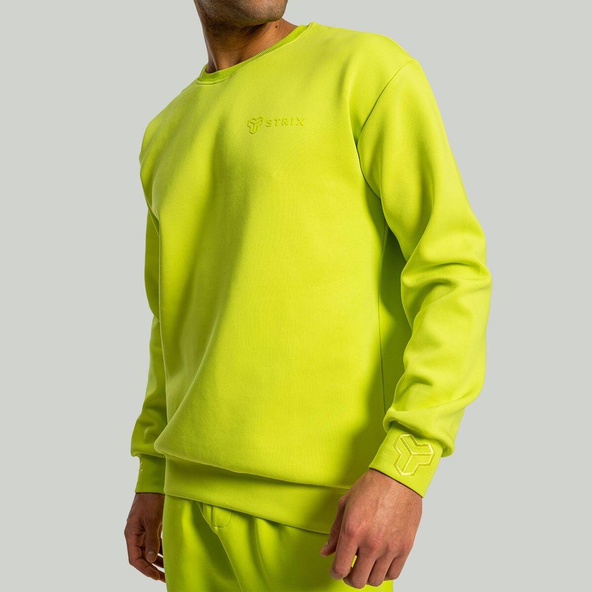 Uomo fitness felpa traspirante Chartreuse Relaxed 2/7