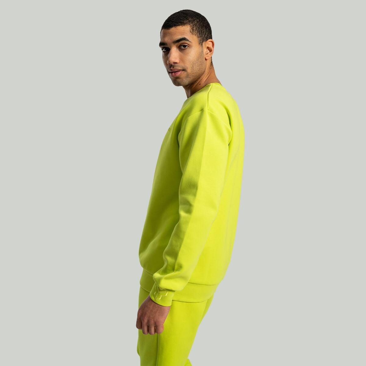 Uomo fitness felpa traspirante Chartreuse Relaxed 4/7