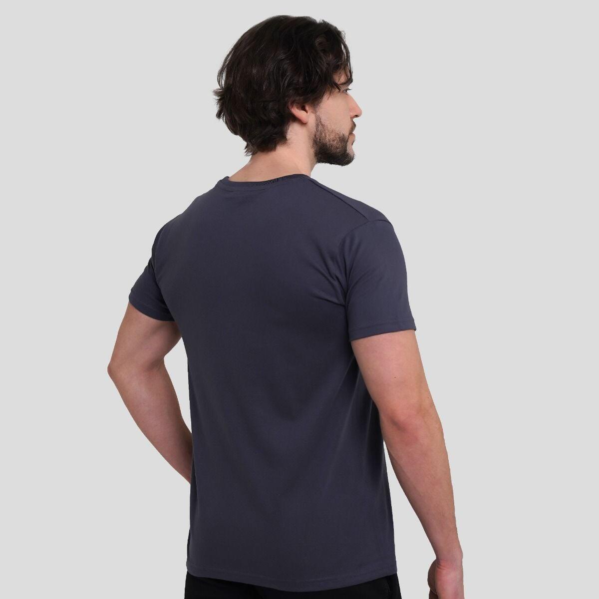 Uomo palestra maglietta cotone grigia Pure Ambition 3/5