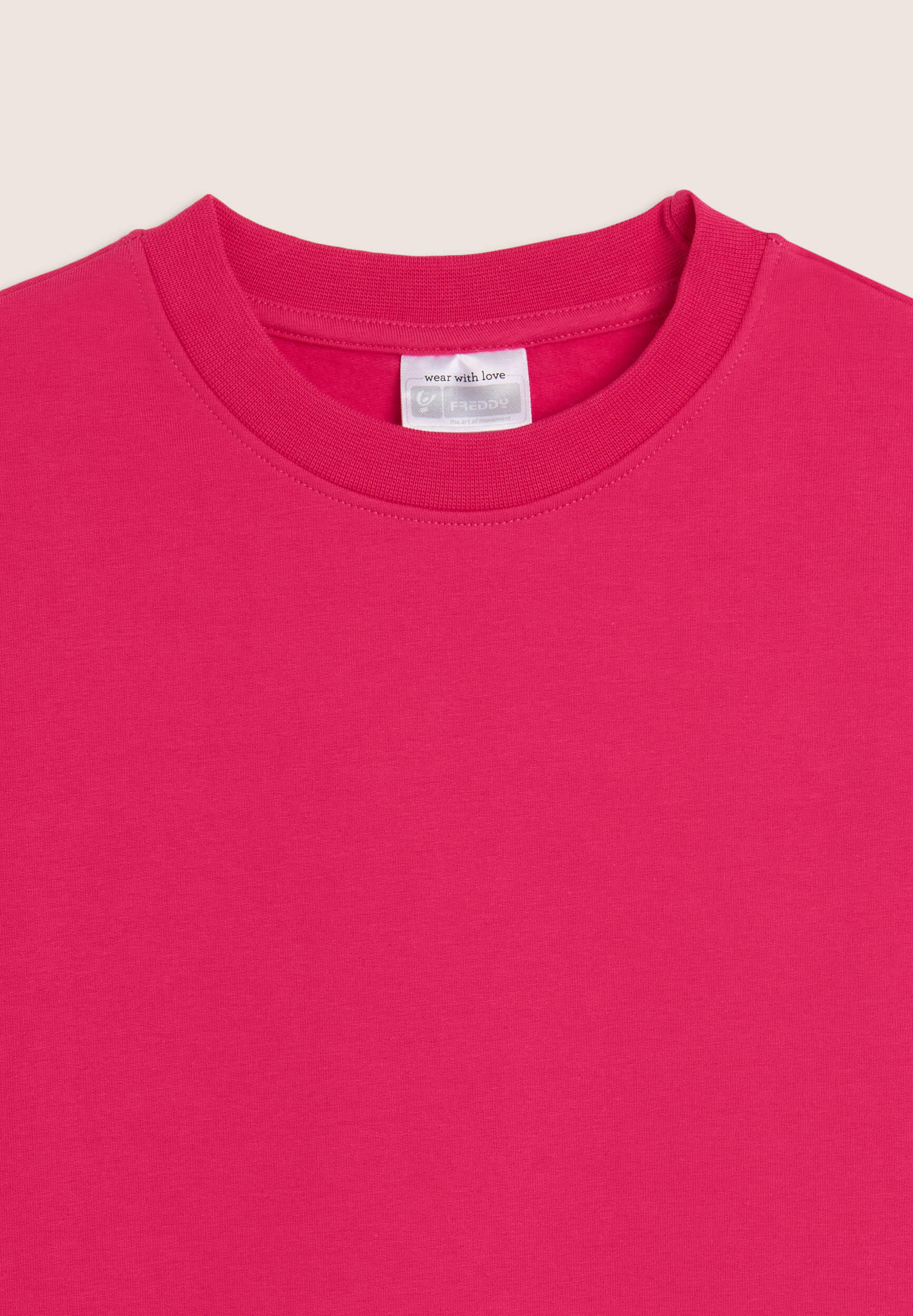 Sweat-shirt Junior confortable à col rond avec logo du « bonhomme » sur la manch 3/3