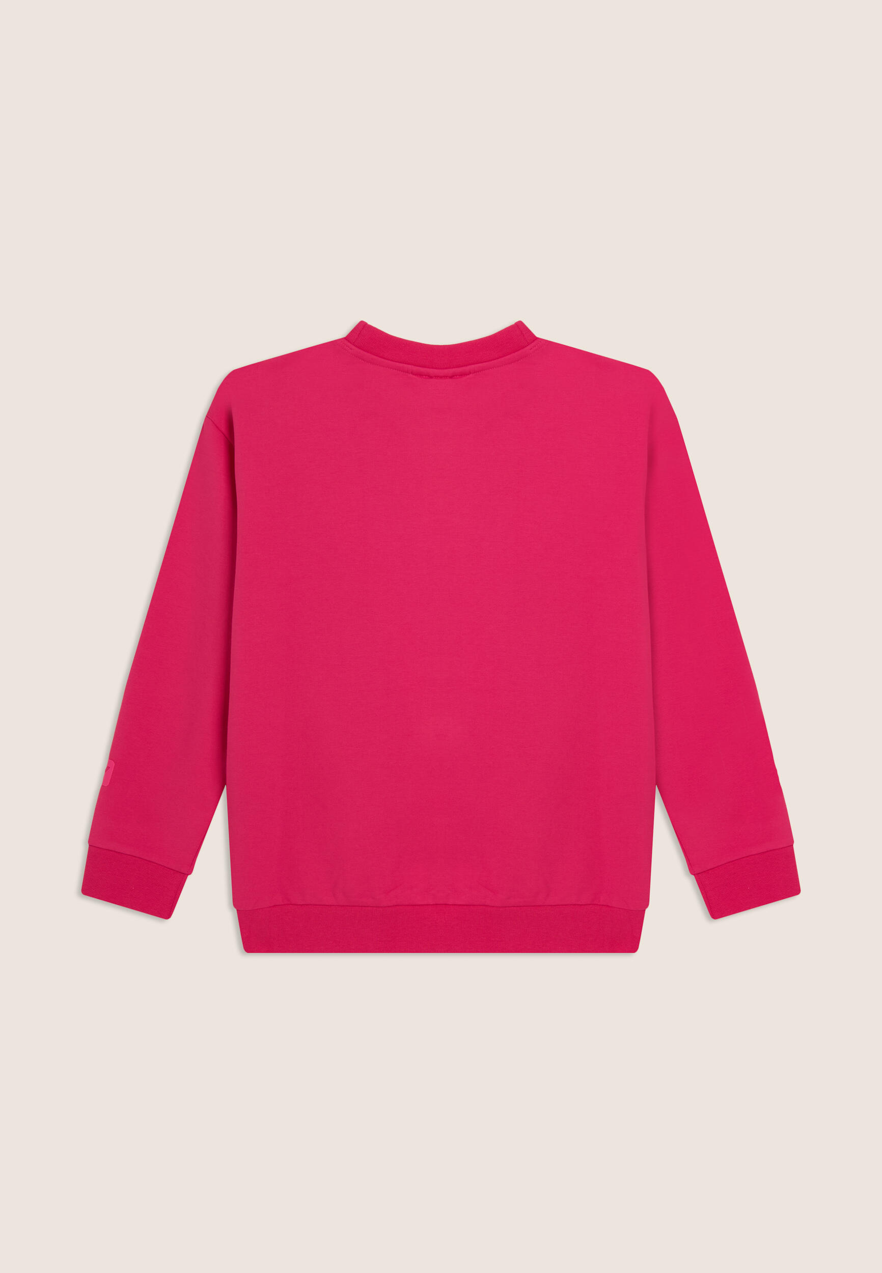 Sweat-shirt Junior confortable à col rond avec logo du « bonhomme » sur la manch 2/3