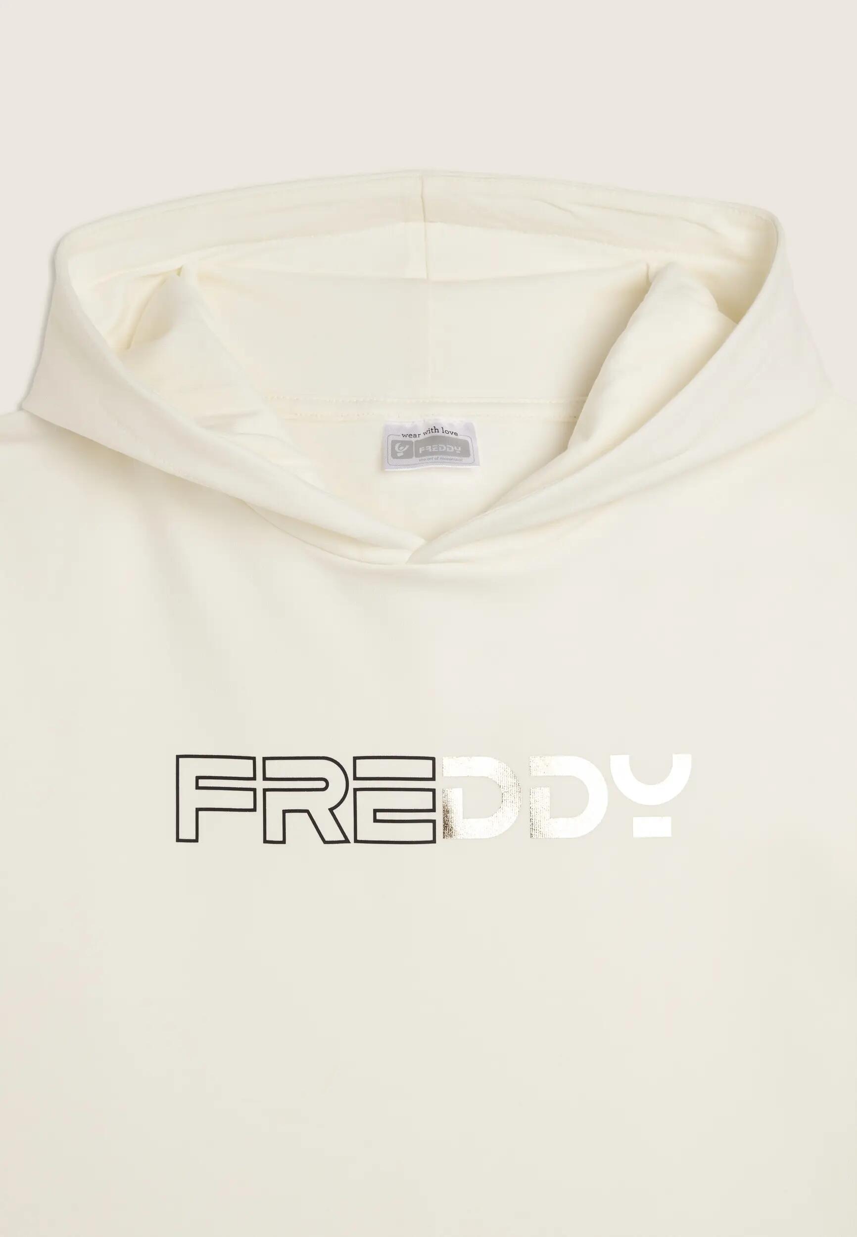Felpa Junior oversize con cappuccio e logo FREDDY 3/3