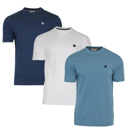 Lot de 3 t-shirts homme Vince à col rond, 60 % coton / 40 % polyester
