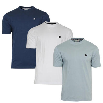 Lot de 3 t-shirts homme Vince, col rond, 100 % coton