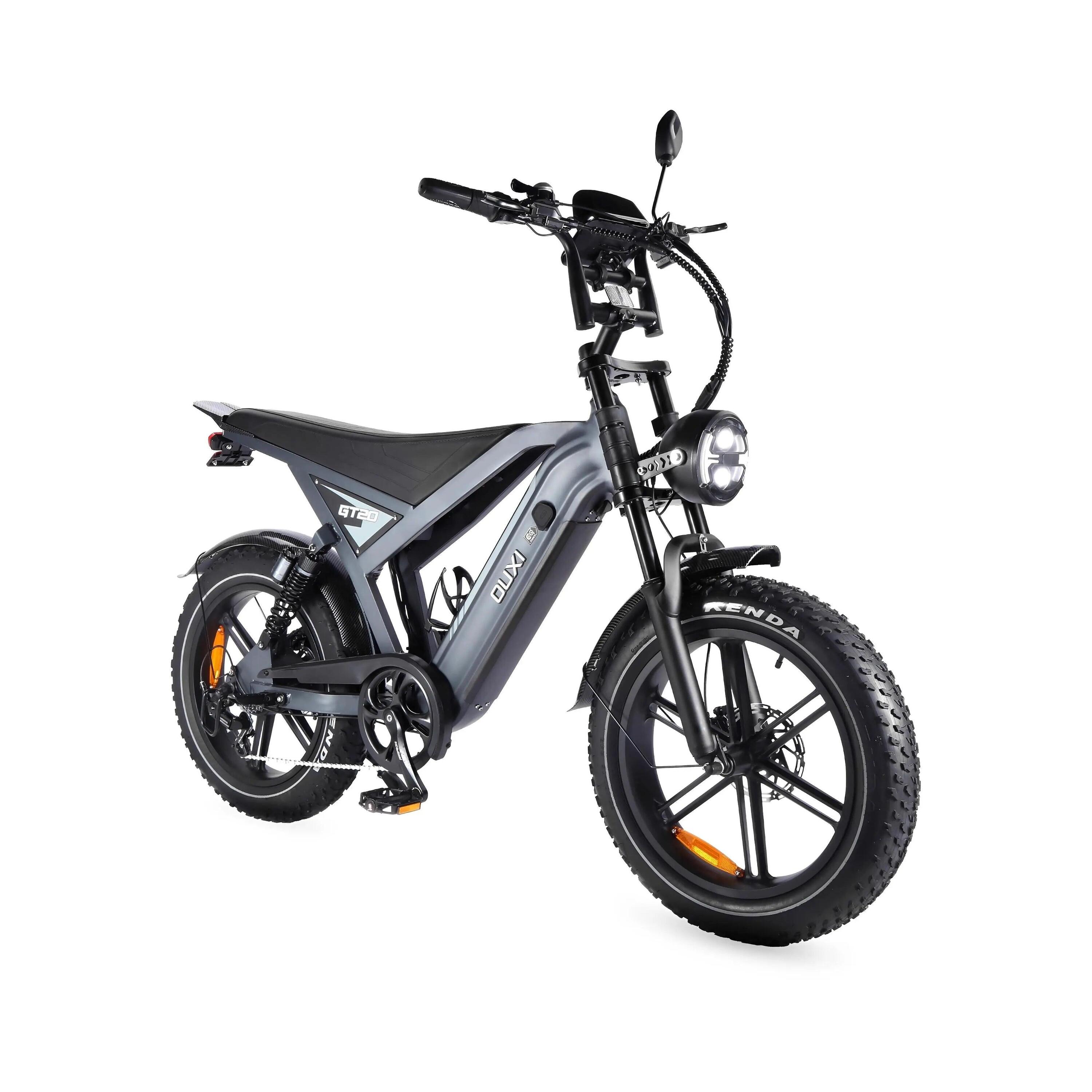 Ouxi GT20 - Fatbike - Steengrijs - 720Wh 3/4