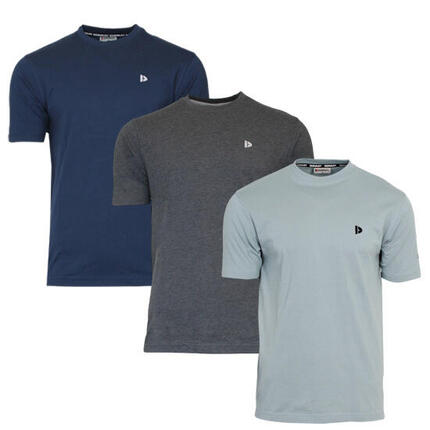 Lot de 3 t-shirts homme Vince, col rond, 100 % coton
