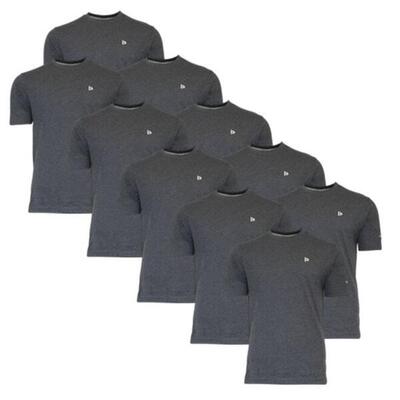 10-pack heren t-shirt vince ronde hals 60% katoen/40% polyester