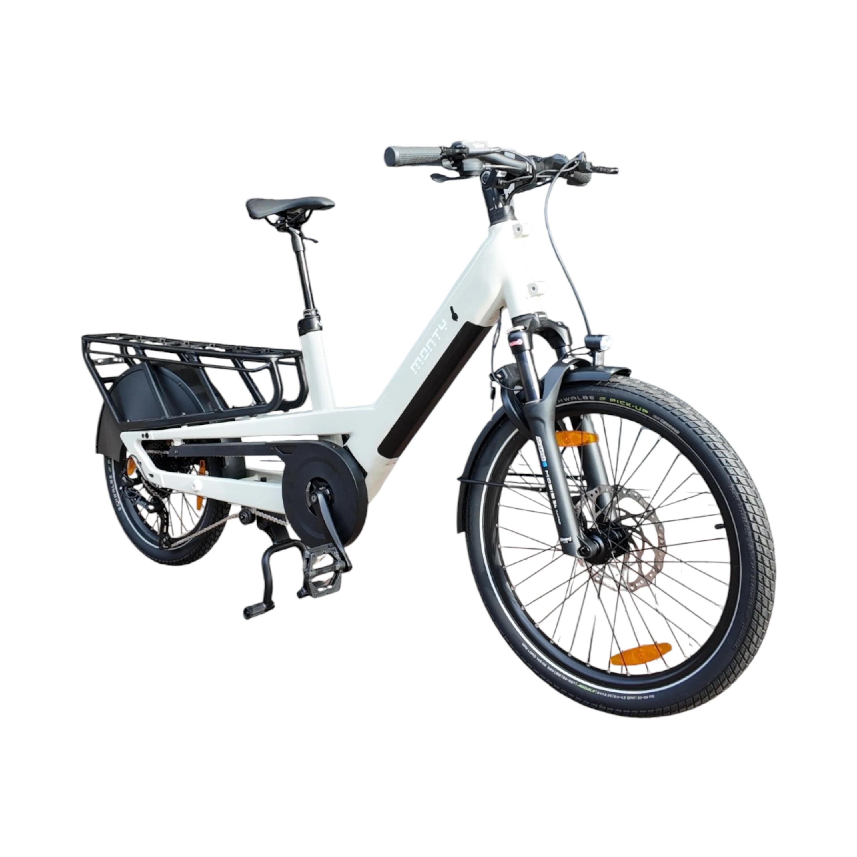 AE-trading Monty Cargo V4 Rover - Elektrische Longtail - Glanzend Wit 2/5