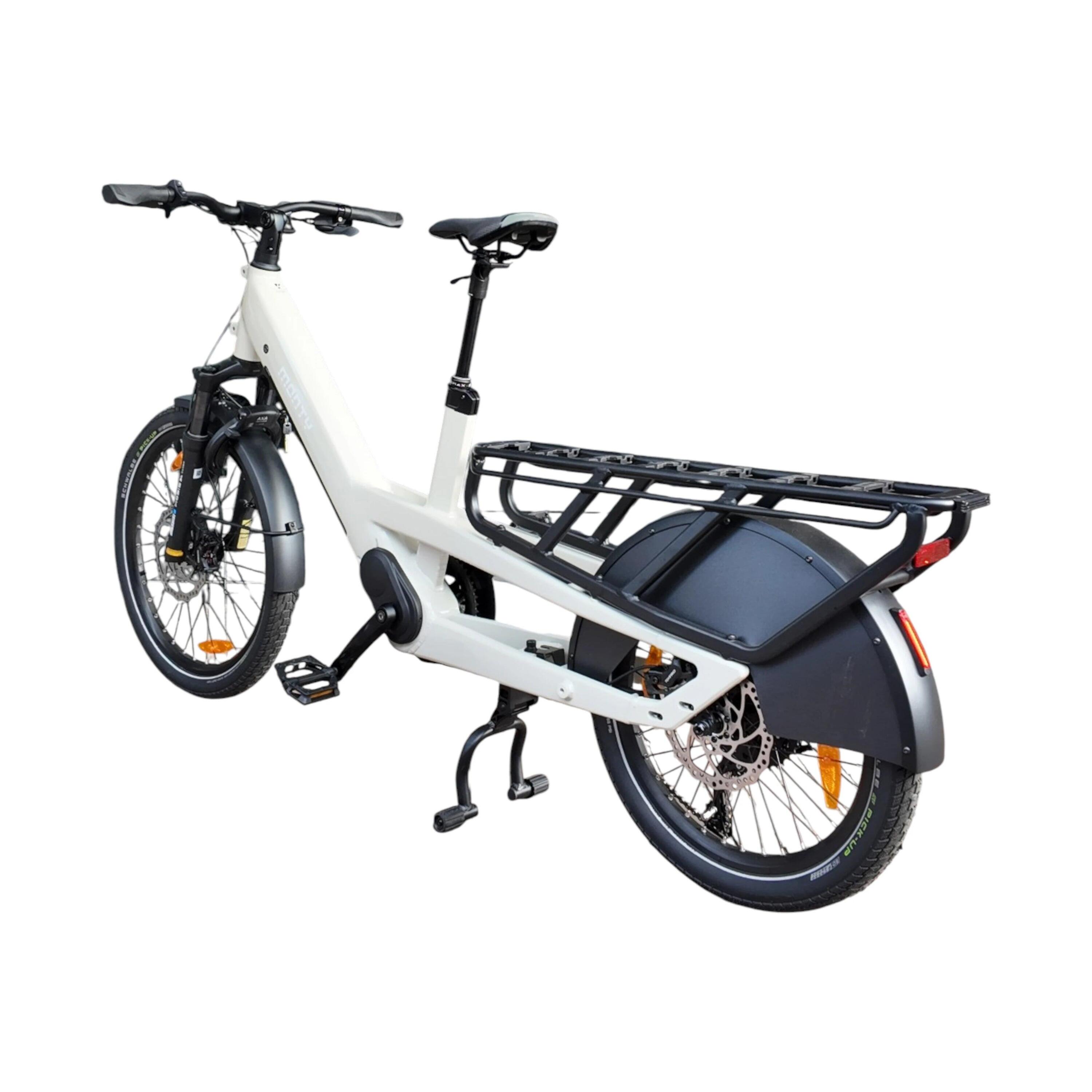 AE-trading Monty Cargo V4 Rover - Elektrische Longtail - Glanzend Wit 5/5
