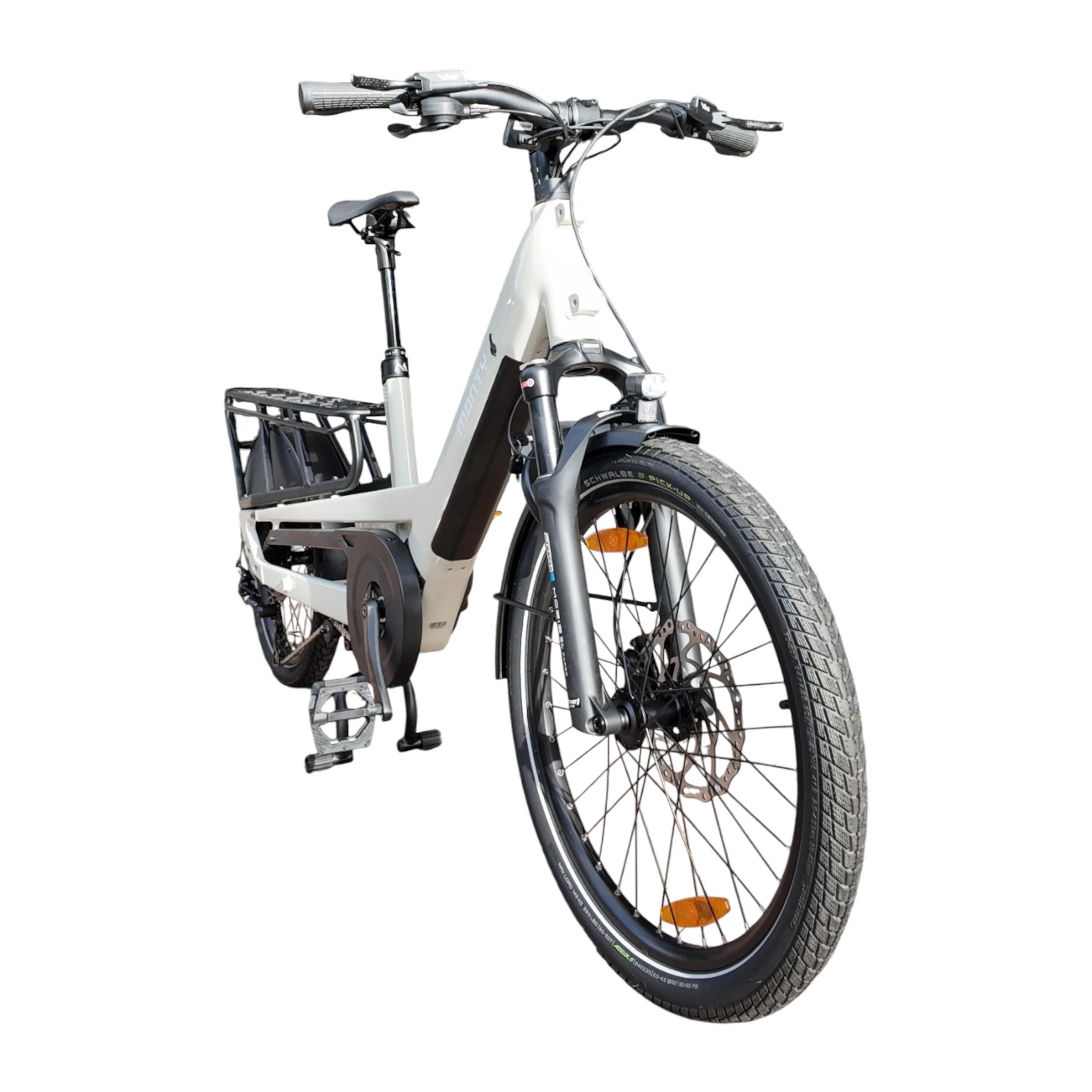 AE-trading Monty Cargo V4 Rover - Elektrische Longtail - Glanzend Wit 4/5