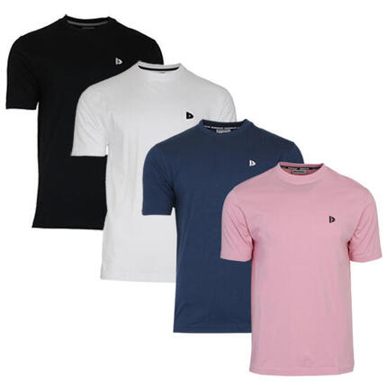 Lot de 4 t-shirts homme Vince, col rond, 100 % coton