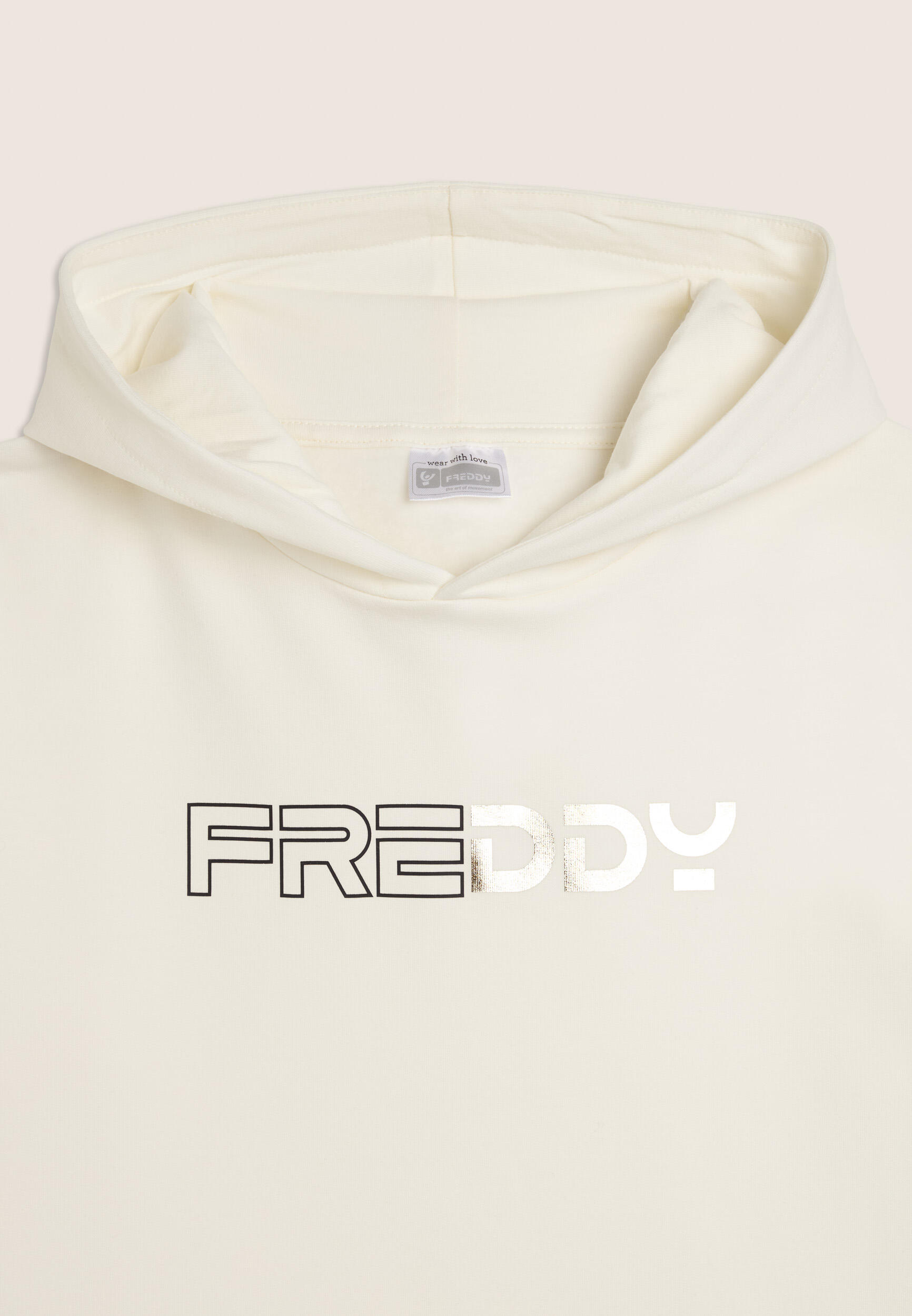 Felpa Junior oversize con cappuccio e logo FREDDY 3/3