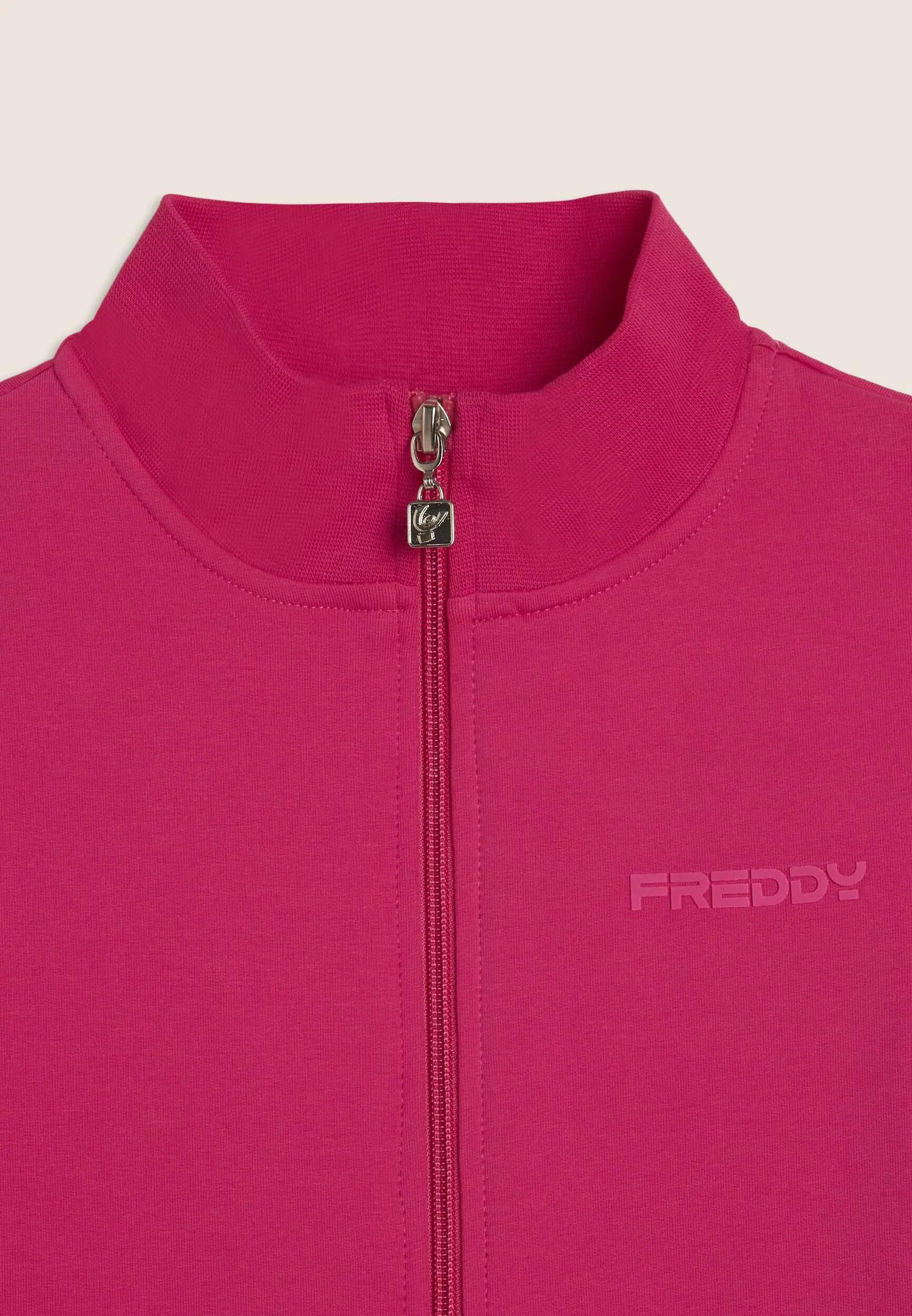 Tuta Junior full-zip con collo alto e tasche a marsupio 3/3