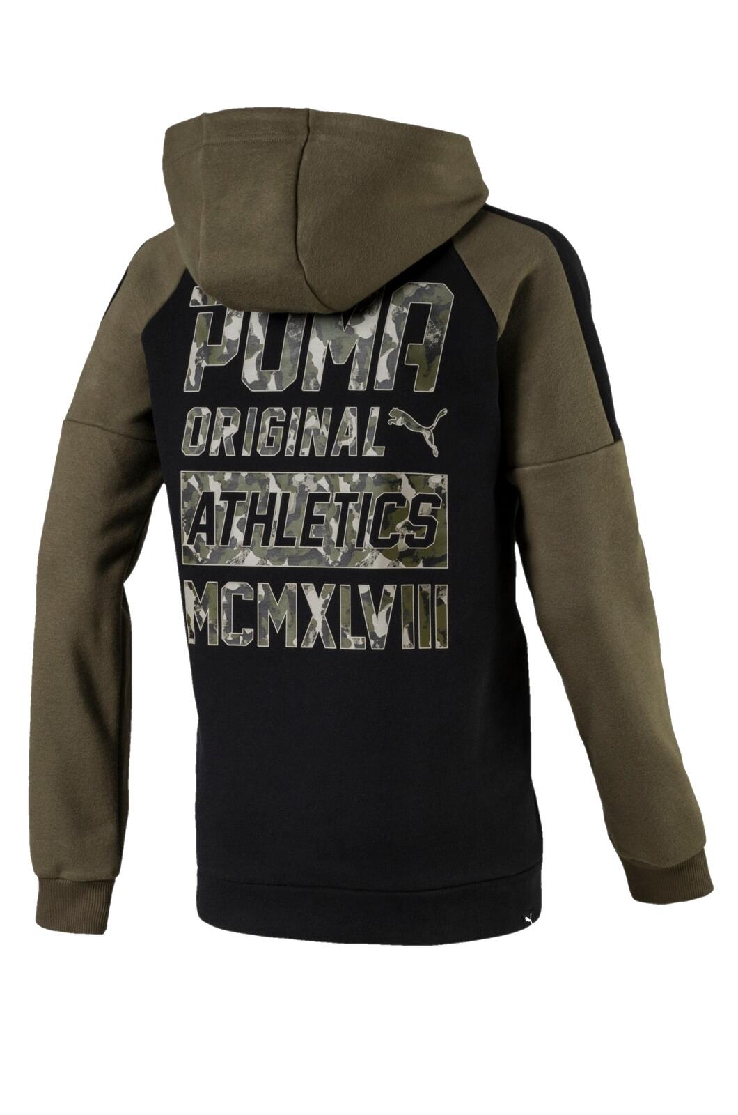 Sweat-shirt Kaporal avec capuche vert et noir 2/2