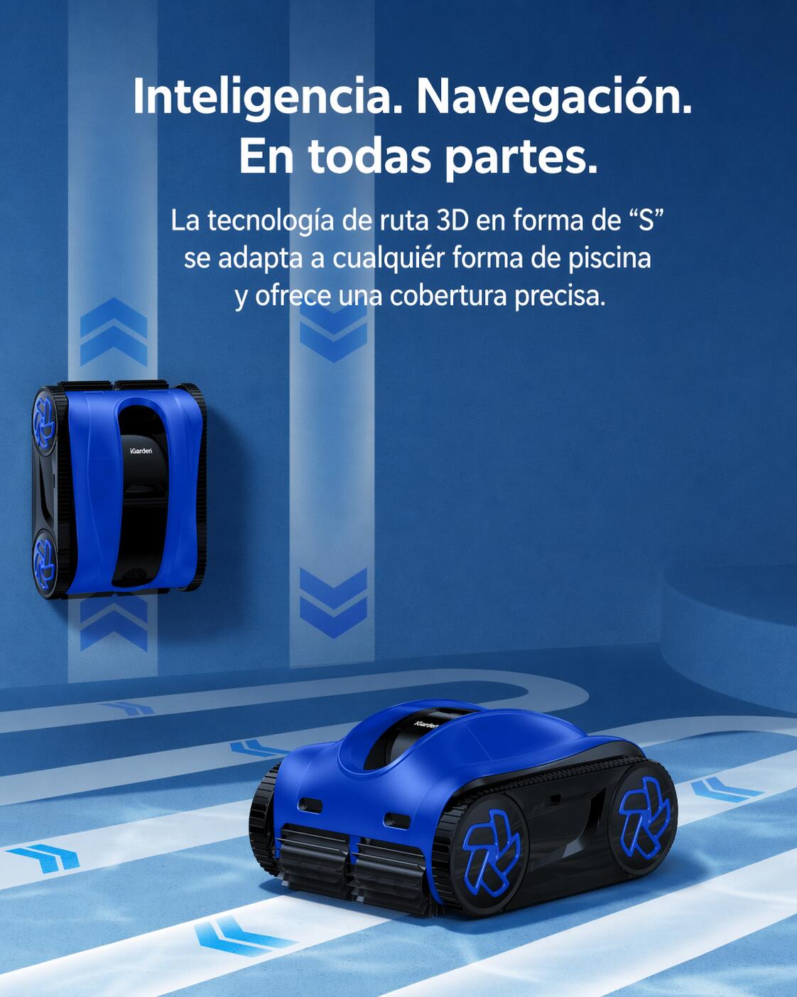 robot piscine sans fil iGarden K80 6/7