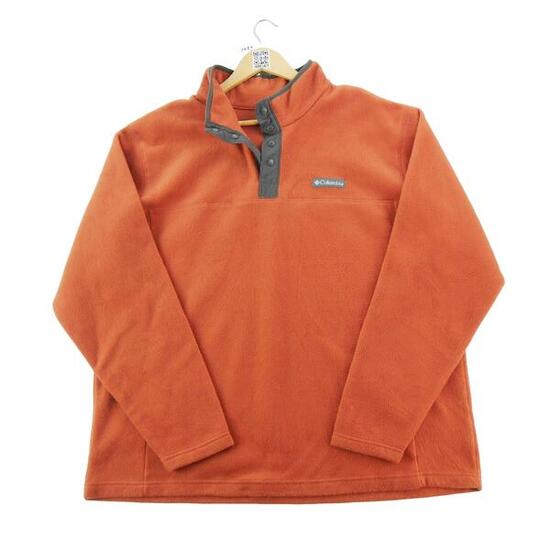 Seconde vie - Pull polaire Homme Snap II Orange - Excellent