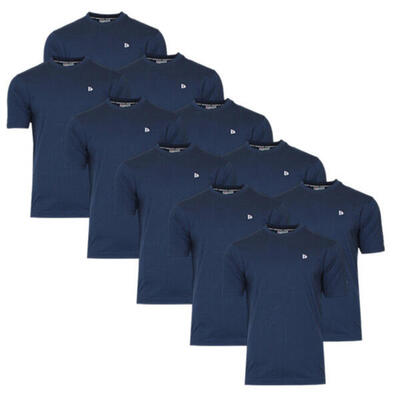 10-pack heren t-shirt vince ronde hals 60% katoen/40% polyester
