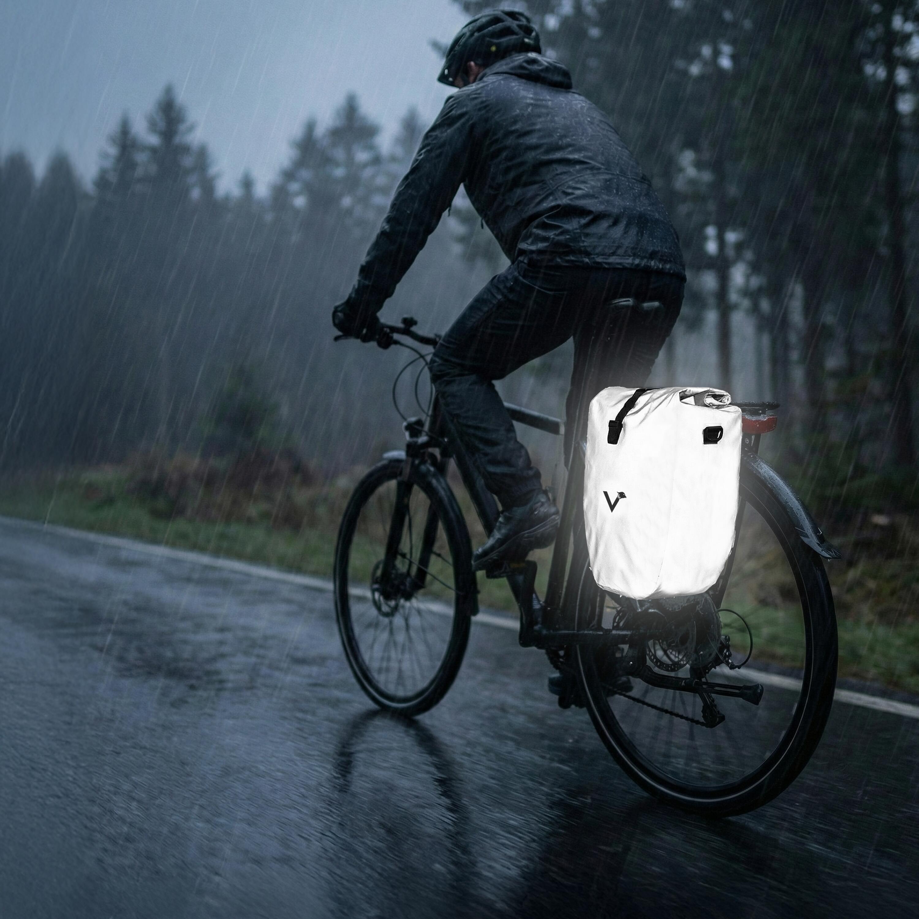 Fahrradtasche Gepäckträgertasche wasserdicht & abschließbar 20L - Bike Bag 5/7