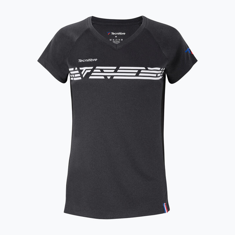 Tricou de tenis pentru copii Tecnifibre 22LAF2 F2 Airmesh Jr